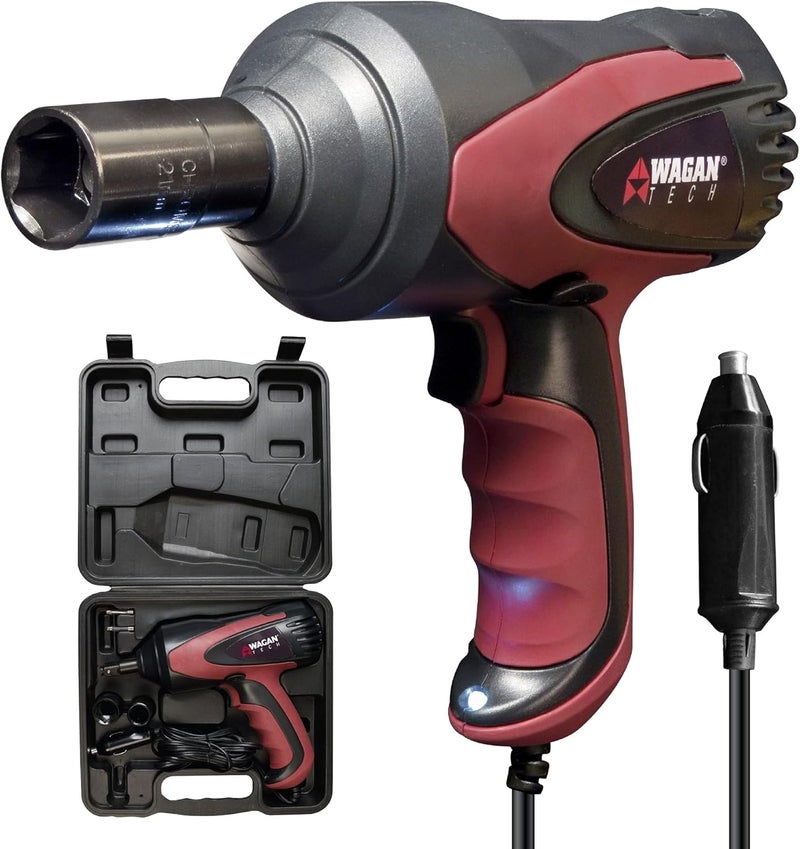 Wagan 12V DC Mighty Impact Wrench Kit - Image 1