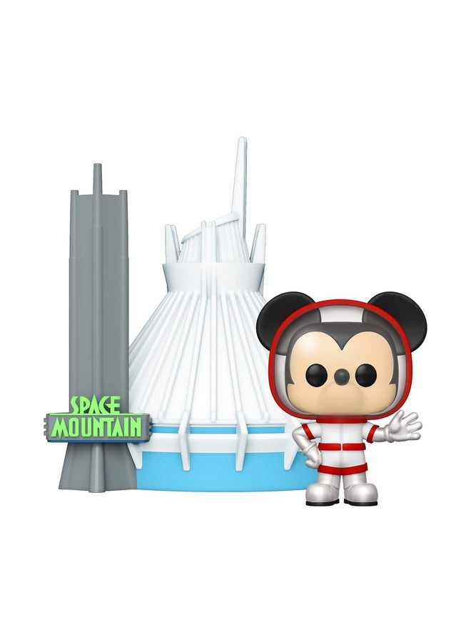 Funko Pop! Town: Walt Disney World 50th - Space Mountain and Mickey Mouse, Amazon Exclusive - Image 1