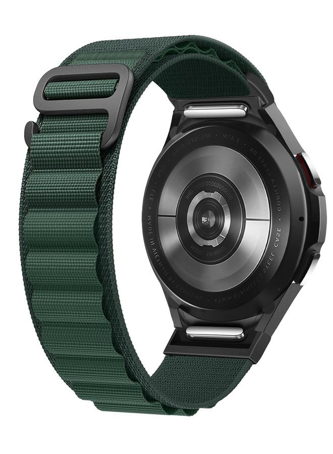 BandRain One Click No Gap Alpine Loop Compatible with Samsung Galaxy Watch 7 6 4 5 FE Band 40mm 44mm/Galaxy Watch 6 4 Classic Bands 47mm 43mm 42mm 46mm/Watch 5 Pro Band 45mm, 20mm Rugged Nylon Sport Strap Men - Image 1