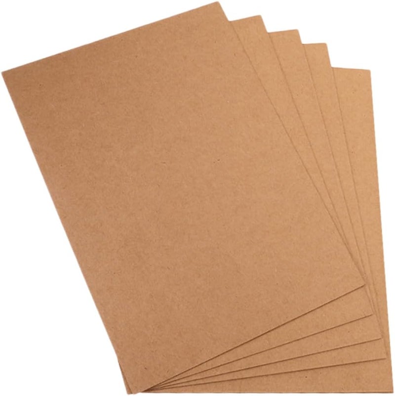 5sheets Kraft Cardboard Paper Cardstock for Printing Scrapbooking Art Projects - Image 1