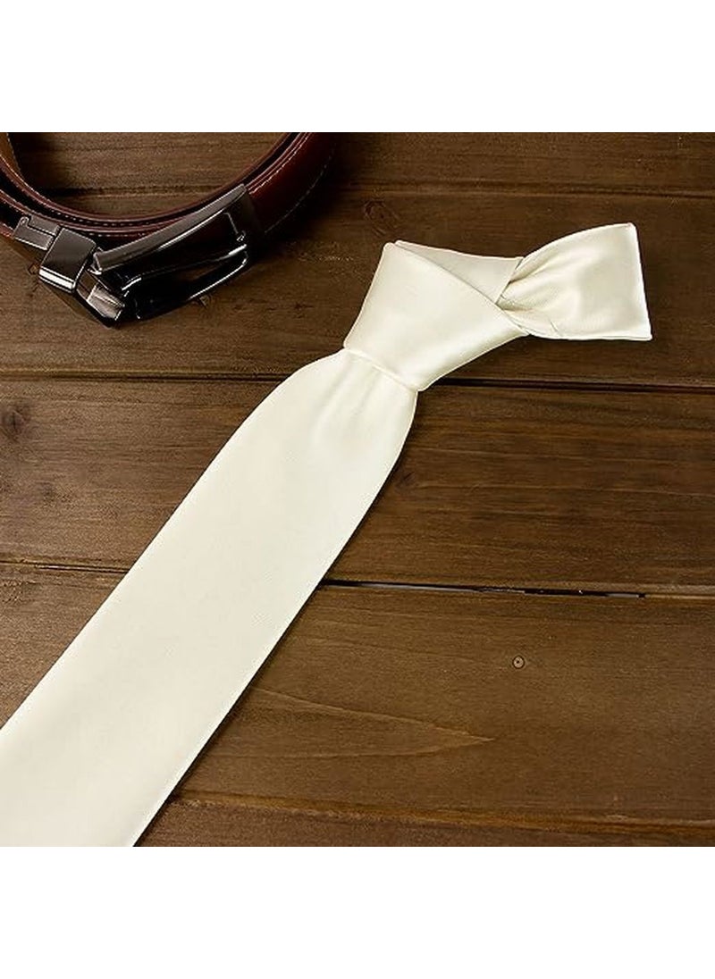 Trenderrs Men's Satin Tie and Handkerchief Set Men's Tie  - Image 2