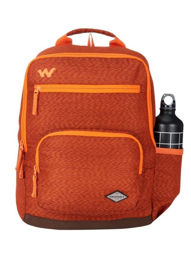 Wildcraft Evo 15 L 3 Compartment Backpack with Rain Cover (12959) (Orange) - Image 1