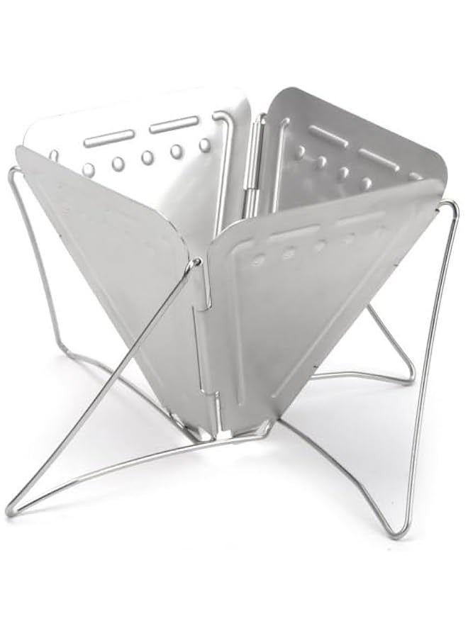 Folding Stainless Steel Reusable Coffee Cone Filter for Office Home Travel Picnic Camping - Image 1