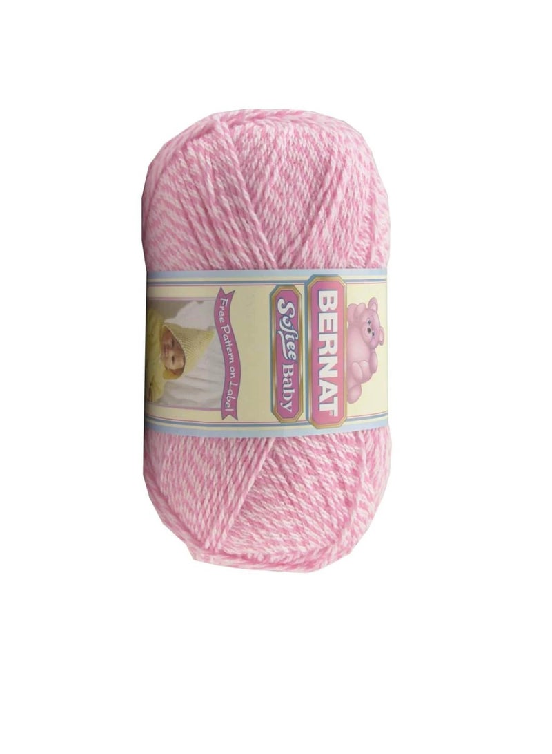 Bernat Softee Baby Yarn Solids Pink - Image 2