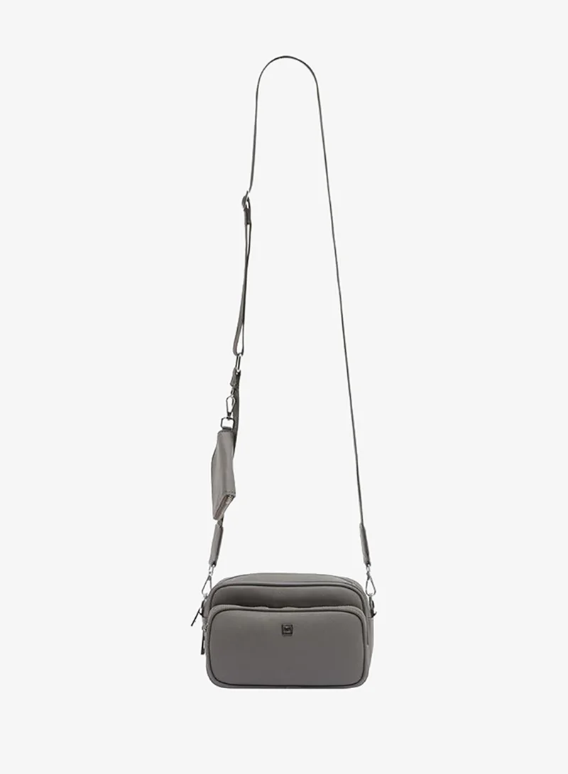 دوتشيني Men Detachable Strap Crossbody Bag