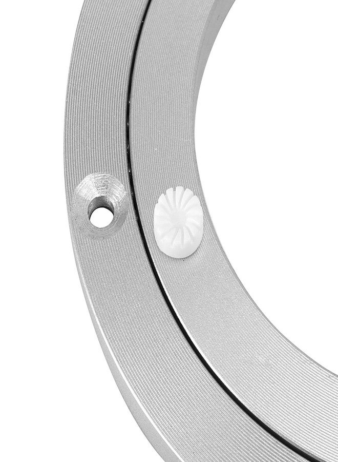 MUKLEI 3 Pack 5.5 Inch Aluminium Alloy Turntable Bearings, Heavy Duty Lazy Susan Hardware Rotating Bearing Turntable for Rounding Dining Table, 110 lbs Max Load Bearing Capacity - Image 3