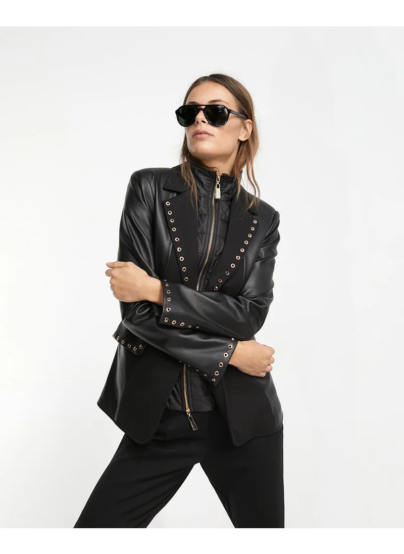 Lola Casademunt Blazer with eyelets