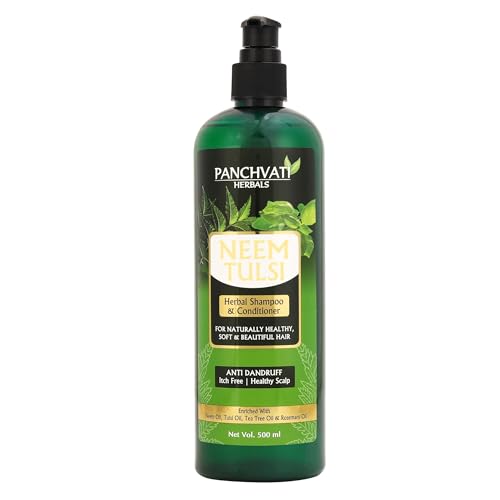 Panchvati Hair Protection Kit - Hair Oil 100 ml + Neem Tulsi Shampoo, 500 ml - Image 2