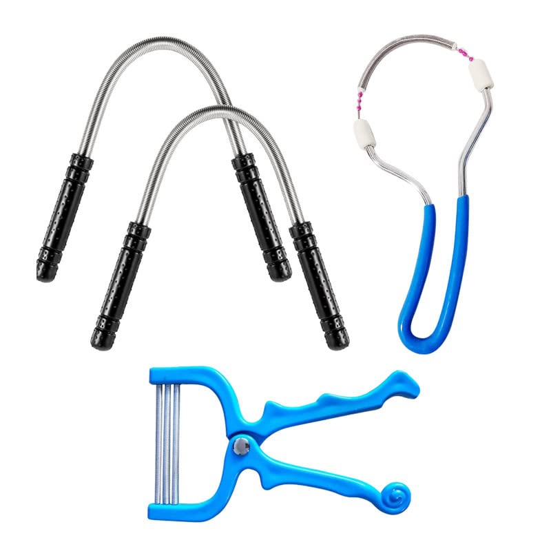 Goho 4 Pieces Spring Facial Hair Remover Manual Epilator Spring Face Epilator Tool Remove Hair from Upper Lip, Chin, Cheeks and Neck Beauty Tools for Women Girls or Men (4 Pcs) - Image 3