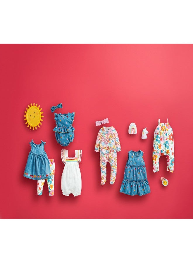 Mud Pie Baby Girl Floral Printed Longall; 6-9 Months - Image 2