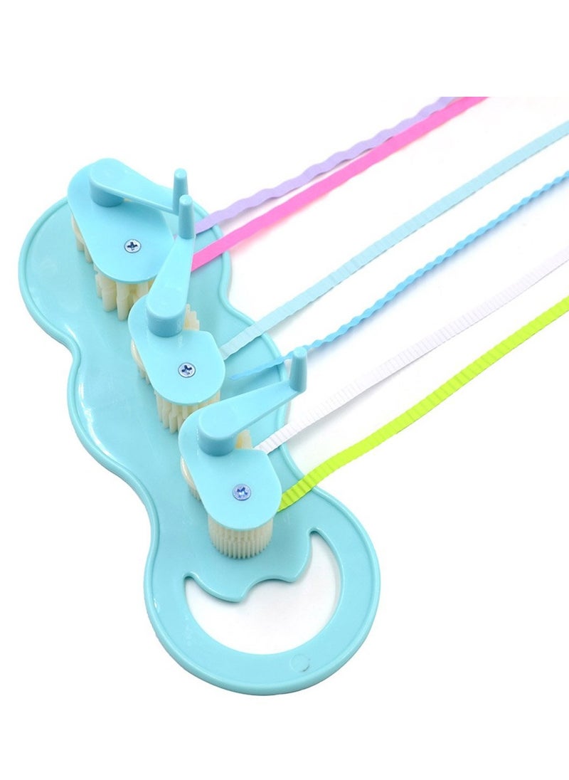 SYOSI Paper Quilling Crimper Tool Slip Wave Shaper Making Tool for DIY Quilling Crafts Paper Crimper for Quilling Papercraft Create Beautiful Fold and Wave Effects for Kids Craft Household Blue  - Image 5