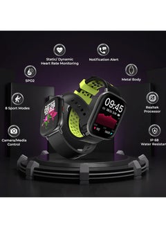French Connection French Connection UK Fit Pro Full Touch Bluetooth Calling Black Smart Watch  - Image 5