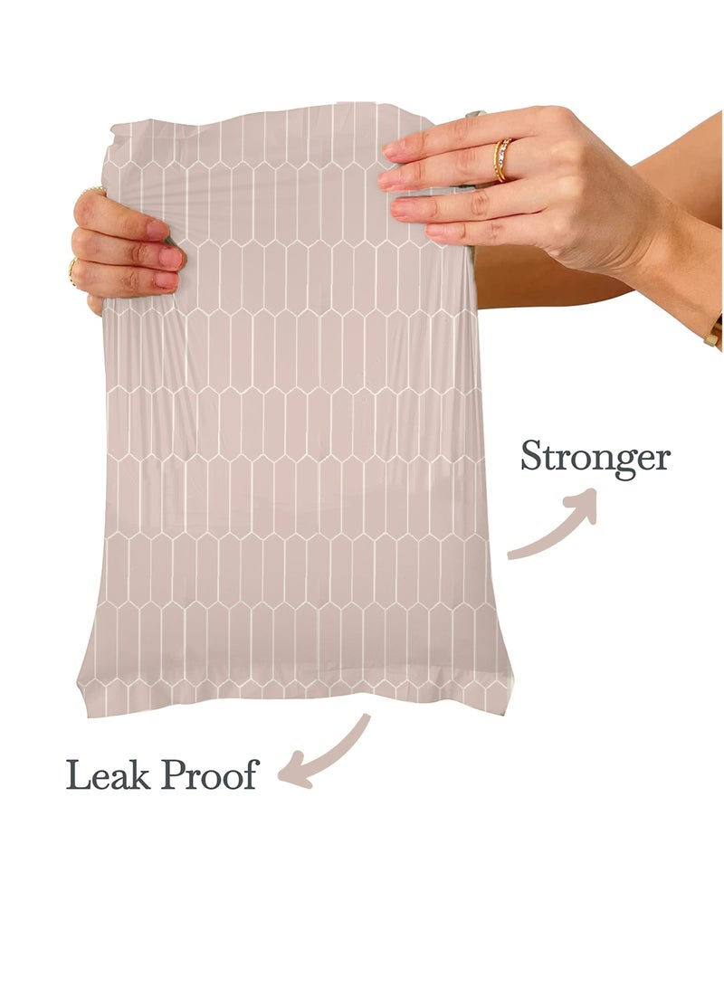 LuQu أكياس حفاضات الأطفال القابلة للتصرف، أكياس نفايات قابلة للتحلل 10 لفات إعادة تعبئة/150 كيس مع موزع، التخلص من الحفاضات بشكل مريح وسريع، بدون رائحة (وردي) - Image 3