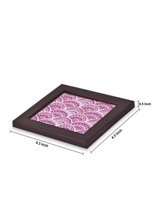 Paper Plane Design Tea Coffee Coaster Set Wooden Decorative Coasters Set. Home and Office Wooden Coasters Design 314 - Image 4