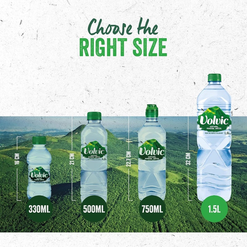 Volvic Natural Mineral Water - Case of 6 x 1.5L Bottles - Image 5