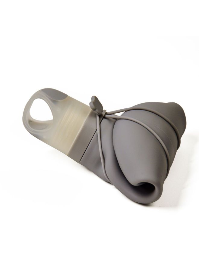 Outdoor Riding Water Cup Portable Retractable Folding Silicone Sports Kettle High Temperature Resistant Water Bag Gift Cup Wholesale-Color:[folding Model B] Black-Capacity:700ml/500ml  - Image 5