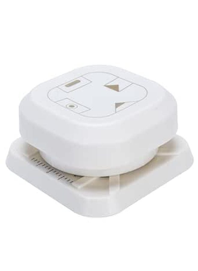 ABS 4 In 1 Tag Punch Tool For Scrapbooking Card Making With Round And Elliptical Holes - Image 1