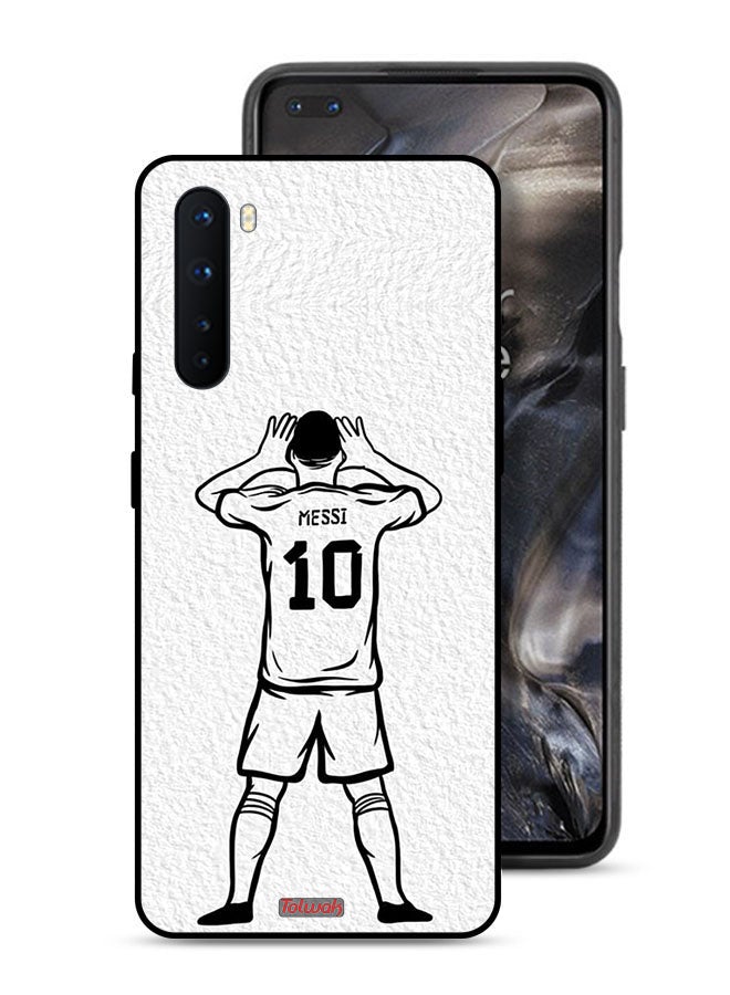 Tolwak OnePlus Nord Protective Case Cover Messi Sketch - Image 1