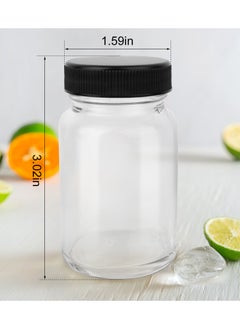 SKYLINK 12Pack 2oz Glass Jars with Lids – Small Reusable Containers for Kitchen, Spices, DIY, Crafts, and Storage – Includes Stainless Steel Funnels, Labels, Brush & Marker  - Image 2