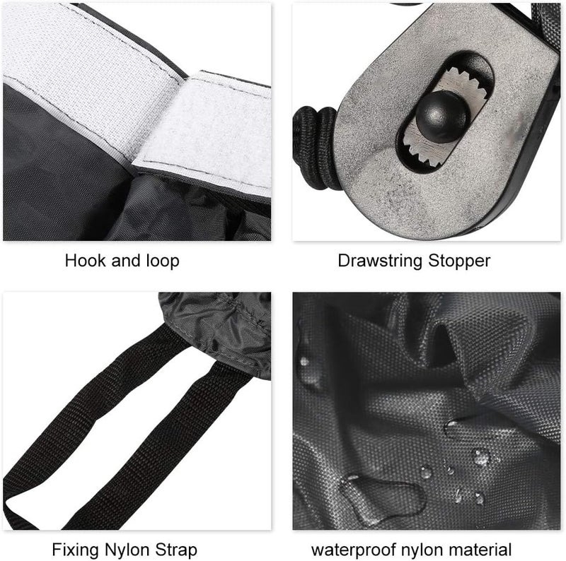 GOTOTOP Kayak Spray Skirts Adjustable Nylon Kayak Spray Skirt Cover Water Accessory(Gray) - Image 4
