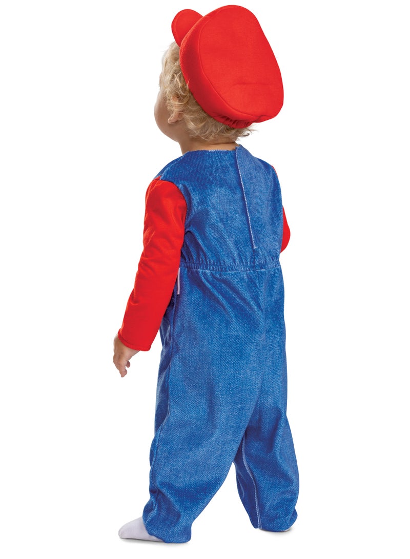 Party Centre Infant Mario Costume, Official Super Mario Bros Outfit for Babies, Mario - Image 5