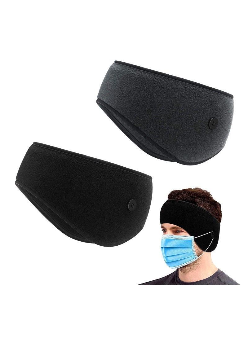 سافيتا عصابة رأس لتدفئة الأذن ، أغطية أذن قابلة للتمدد ، عصابة رأس للتزلج الشتوية ، عصابات رأس للتمارين الرياضية ، فتل الرطوبة ، عصابات رأس رياضية حرارية - Image 1