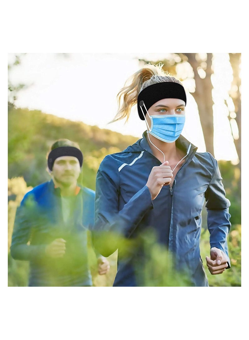 سافيتا عصابة رأس لتدفئة الأذن ، أغطية أذن قابلة للتمدد ، عصابة رأس للتزلج الشتوية ، عصابات رأس للتمارين الرياضية ، فتل الرطوبة ، عصابات رأس رياضية حرارية - Image 2