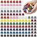 Arrowbash 120 Pcs Wooden Meeples Colorful Meeples Pieces Games Accessories Family Board Game Tokens Player Pieces Creative Projects - Image 2