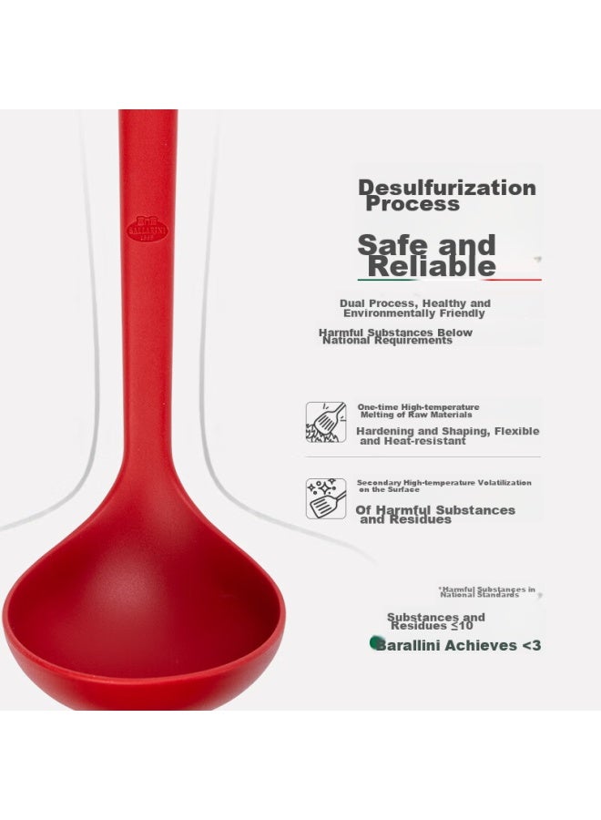 Ballarini Ballarini Silicone Soup Ladle, Large Size, Non-stick Pan Specific, Heat-resistant, Kitchen Household Food-grade Silicone Soup Spoon - Image 2