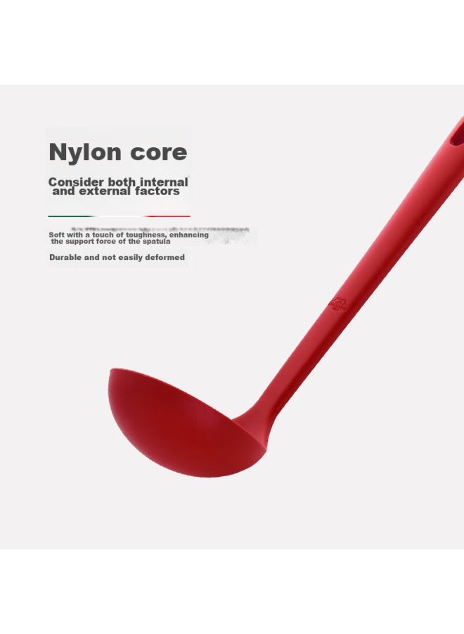 Ballarini Ballarini Silicone Soup Ladle, Large Size, Non-stick Pan Specific, Heat-resistant, Kitchen Household Food-grade Silicone Soup Spoon - Image 4