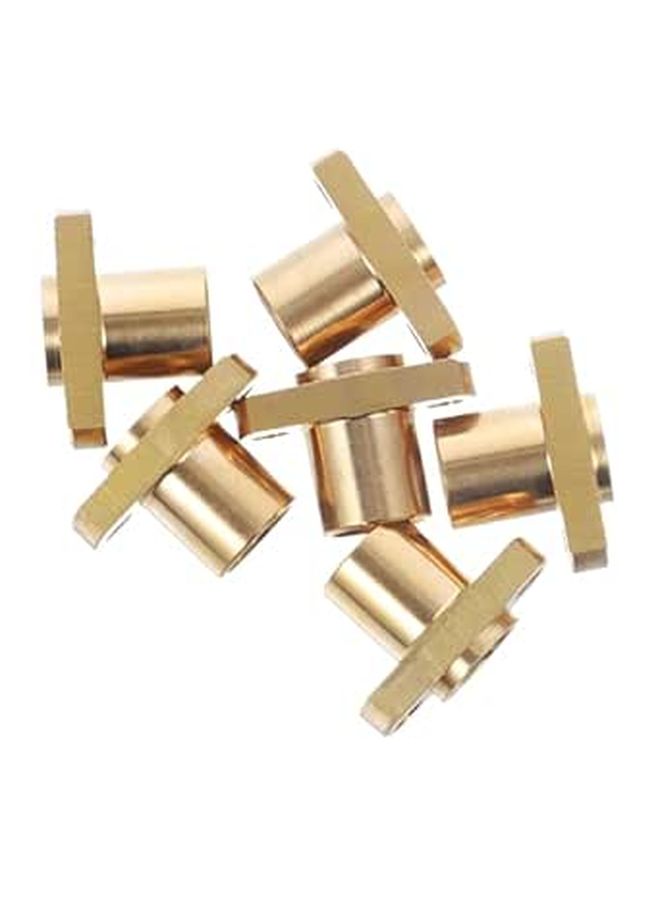 Trapezoidal Brass Nut For Printer Lead Screw 6 Pcs Set Enhanced Performance Easy Installation - Image 1
