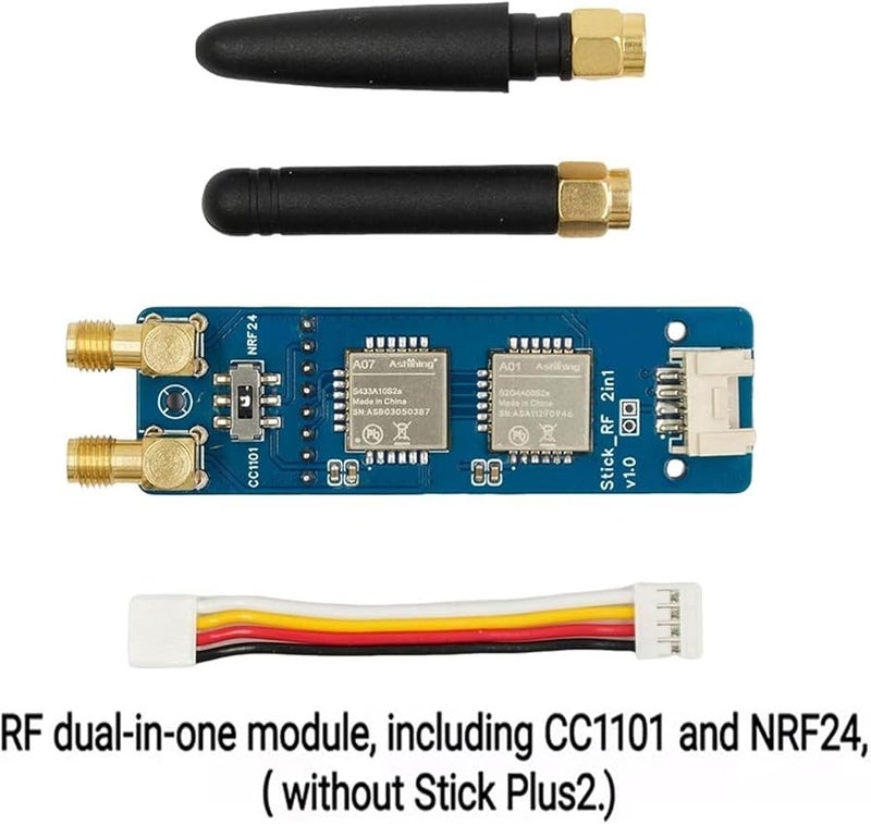 وحدة إنترنت الأشياء M5StickC Plus 2 مع دعم مزدوج لـ CC1101 NRF24 متوافقة مع ESP32 بدون غلاف - Image 4