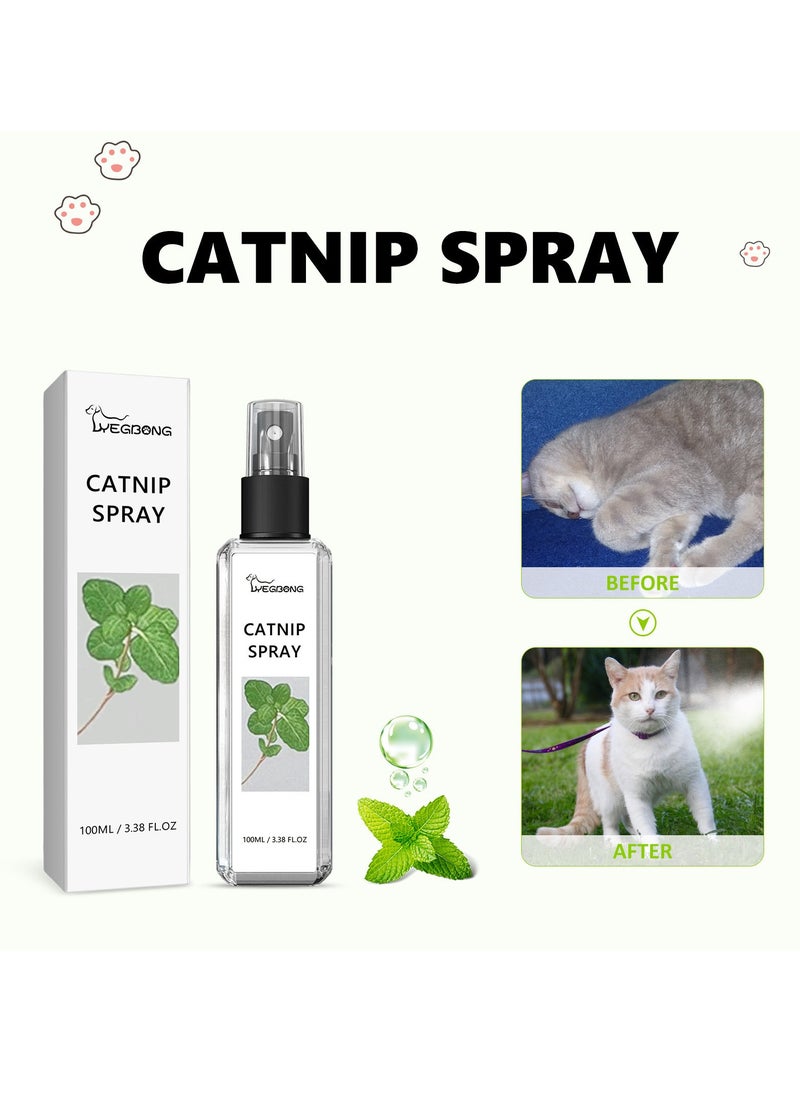 YEGBONG - Catnip spray suitable for cats and kittens to relieve cat anxiety and enhance pet vitality - Image 1