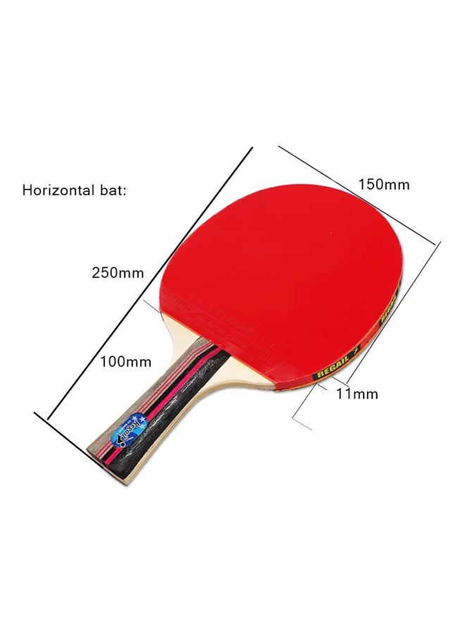 NIBEMINENT Professional Table Tennis Racket Set - Horizontal Grip - Image 4