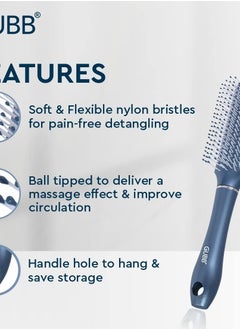 GUBB GUBB Styling Hair Brush For Men & Women - Style Your Hairs With Perfection! Soft & Flexible Bristles - Suitable for all Hair Types - Flat Hair Brush...  - Image 3