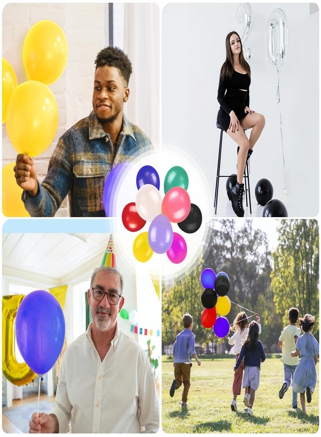 EMART 100pcs Yellow Balloons 12 Inch with Ribbon, Latex Helium Quaility for Birthday, Wedding, Baby Shower, Graduation, Christmas Decor - Image 4