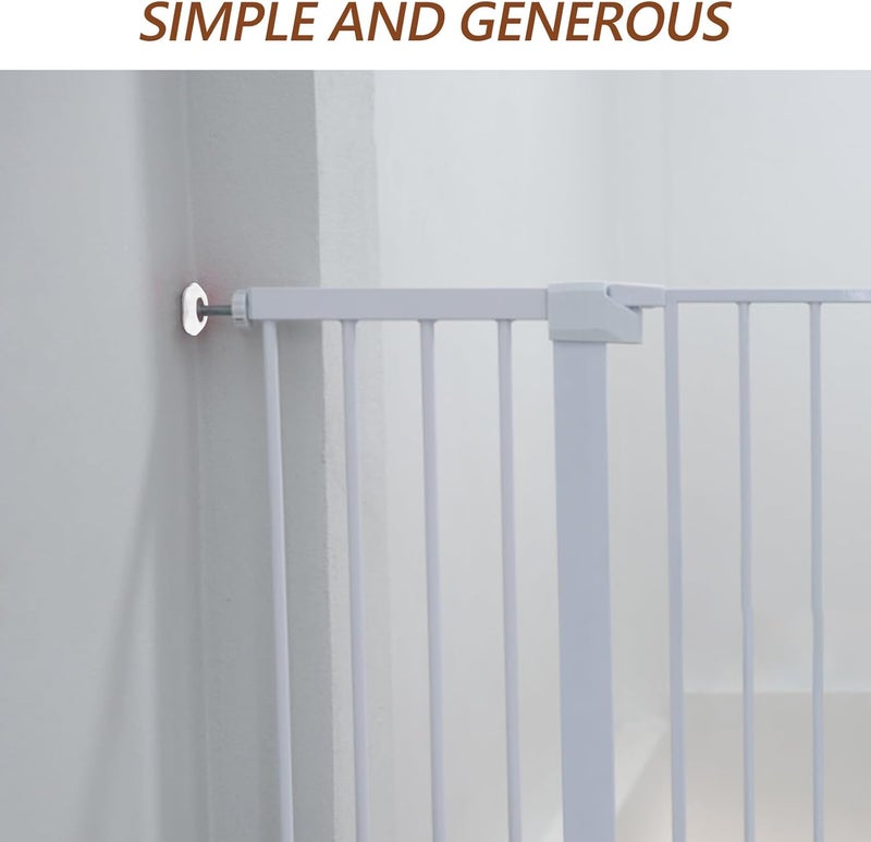 Safety Gate Wall Protector Cups for Pets 5pcs Plastic Anti-Skid Door and Stair Wall Guards Pressure-Mounted Safety Gate Parts for Childproofing - Image 5