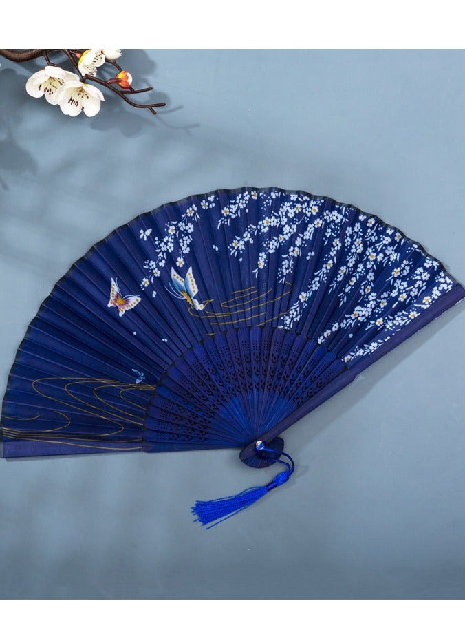 Retro Chinese Hanfu Dress Imitation，Embroidered Han Dynasty Clothes, Suitable For Boys And Girls，Ancient Costume Performance Costumes With Ancient-Style Folding Fans - Image 2