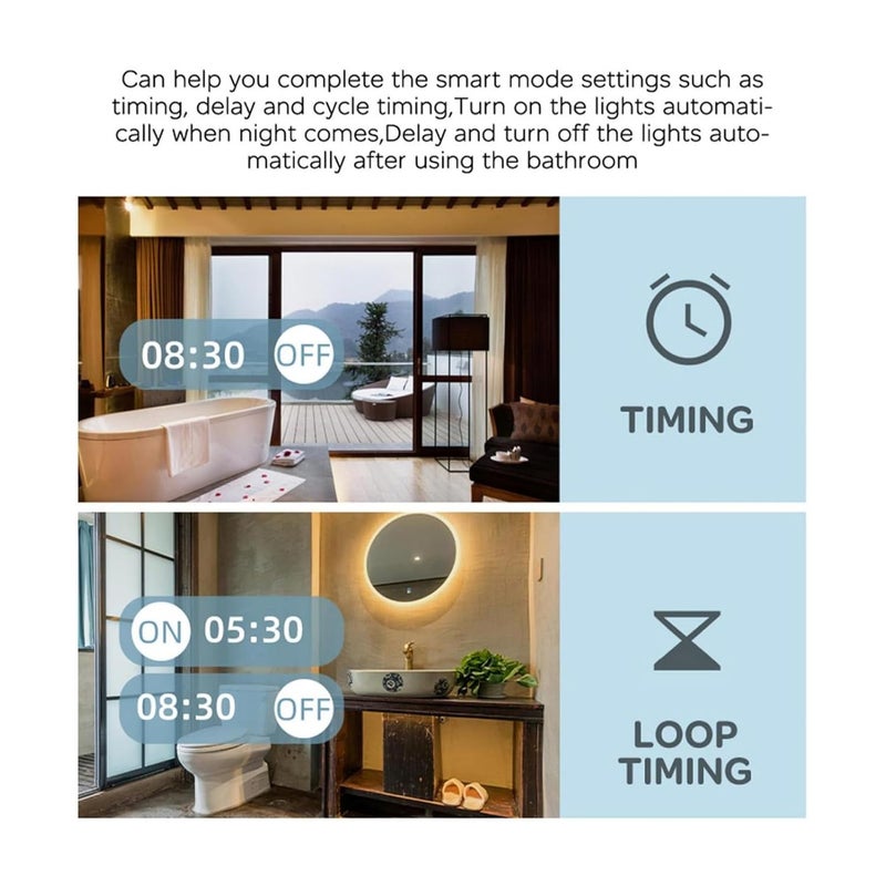 خصائص فيزيائية وكيميائية مستقرة قاطع دائرة السكك الحديدية DIN الذكي Wi-Fi، مفتاح تشغيل/إيقاف مؤقت، تحكم صوتي عبر التطبيق، مفتاح طاقة AC90-300V يزيد كفاءة التخزين جوي وبري تصميم حسب الحاجة العامة - Image 3