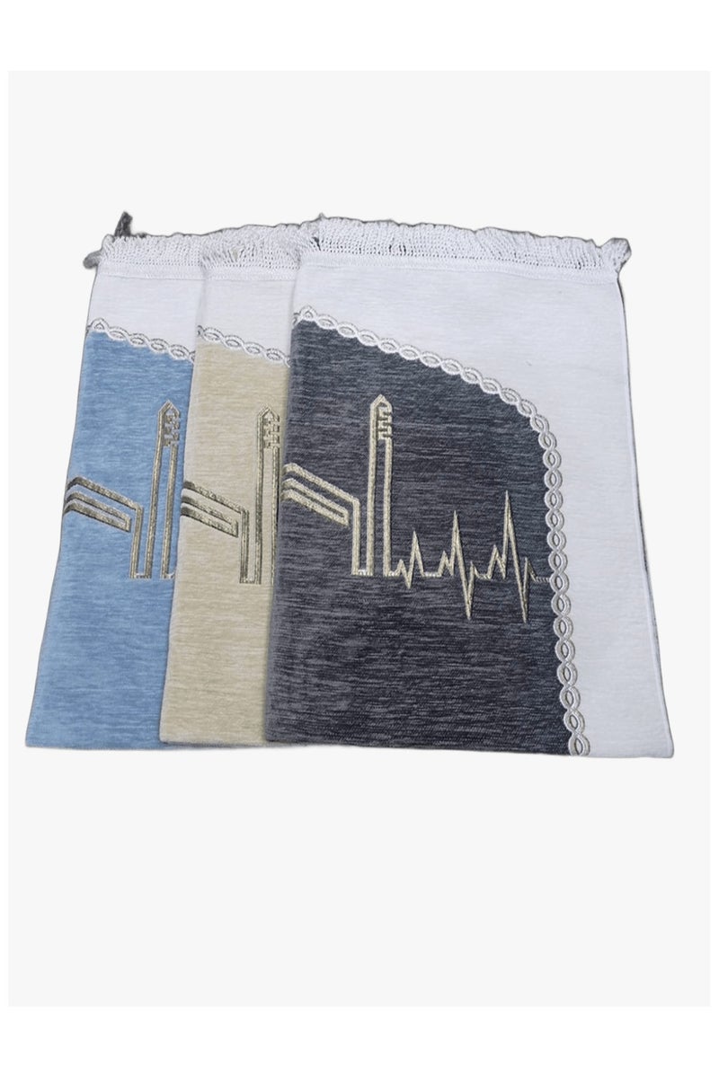 Ramadan Gifting Package Guest Package/Luxurious Prayer Rugs with a Soft and Elegant Texture - 3 Pieces - Image 1