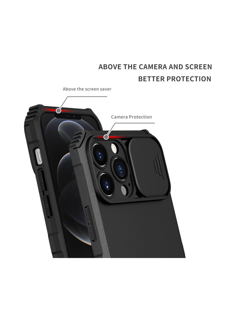 Generic Protective Phone Case Cover for iPhone 12 Pro Max Black  - Image 3