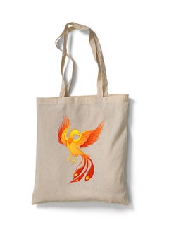 Reusable Eco-Friendly Cotton Canvas Tote Bag/ Shopping/ Shoulder Bag Phoeniox Bird Flying
