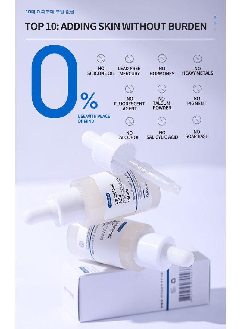 DEleventh العلامة التجارية الكورية مصل حمض اللاكتوبيونيك لتنقية المسام 37ml / تقليص المسام، وموازنة الماء والزيت، وإزالة الرؤوس السوداء، وتنعيم البشرة، وتقليل الخطوط الدقيقة وتحسين الملمس