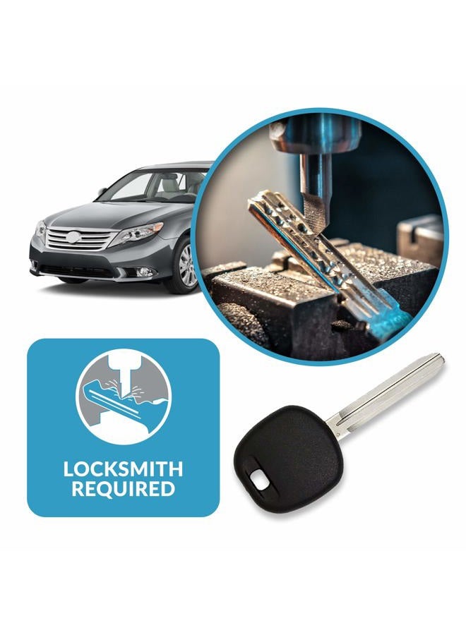 Keyless2Go Replacement for 2 New Uncut Transponder Ignition Car Key for Select Toyota Vehicles TOY44D-PT - Image 5