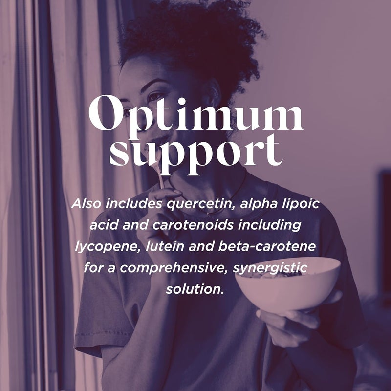 BioCare Antioxidant Complex with Vitamin C Turmeric Green Tea Grapeseed 30 Capsules - Image 5