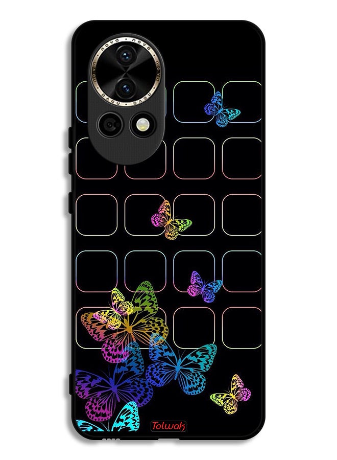 Tolwak Huawei nova 12 5G Protective Case Cover Colorful Butterflies - Image 1