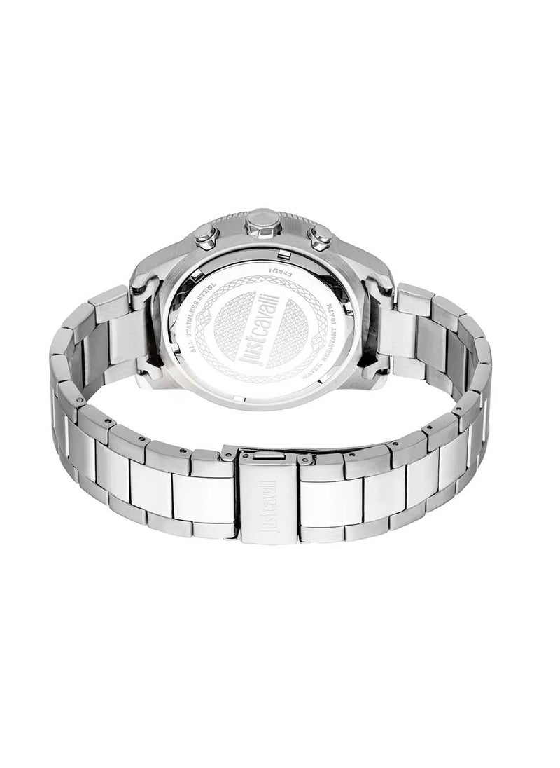 Just Cavalli - Men's Round Shape Stainless Steel Wrist Watch JC1G243M0265 - 42 Mm - Image 1