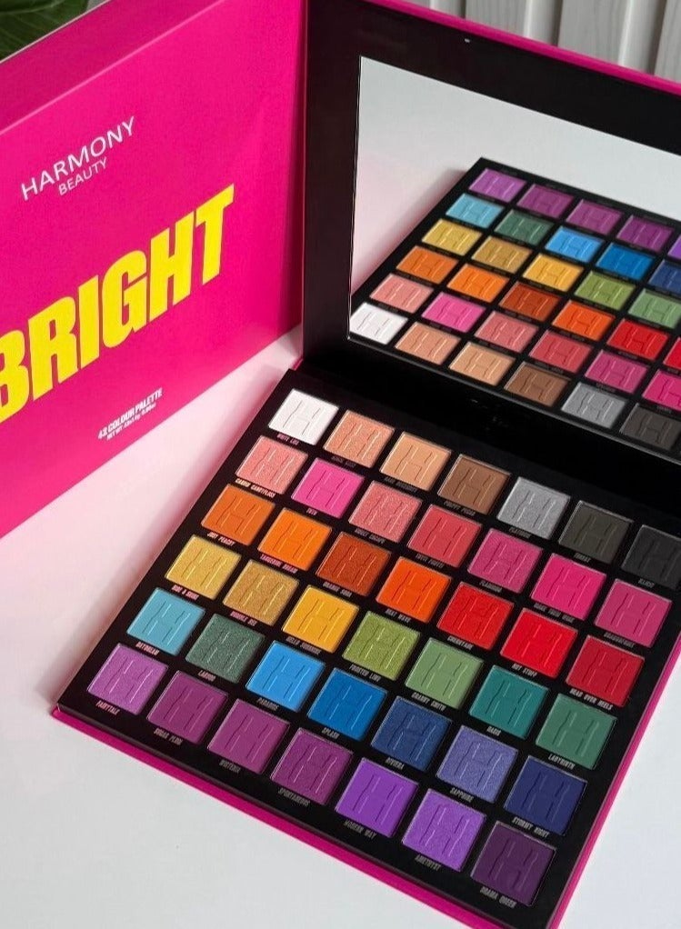 Harmony [100% Original] Harmony Eyeshadow Palette, 42 shades, Bright - Image 1