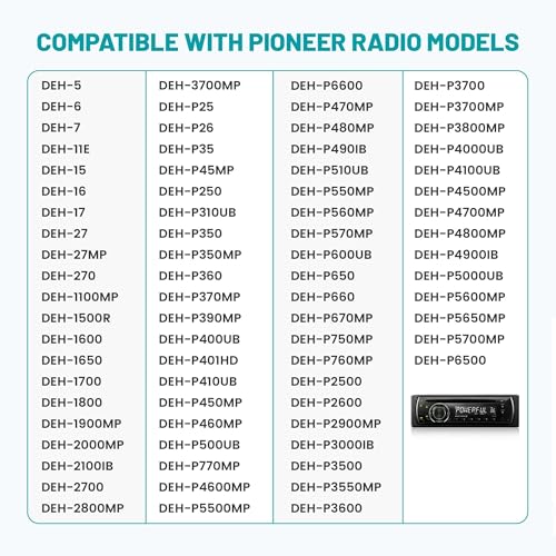 NuIth 16 Pin Car Radio Wiring Harness for Pioneer AVIC AVH DEH Stereo Connector Aftermarket DVD NAV AVH-P3300BT, AVH-P3100DVD, AVH-P3200DVD, AVH-X2500BT, AVH-X8500BHS, AVH-X5500, AVH-X4500 - Image 4
