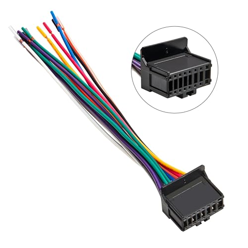 NuIth 16 Pin Car Radio Wiring Harness for Pioneer AVIC AVH DEH Stereo Connector Aftermarket DVD NAV AVH-P3300BT, AVH-P3100DVD, AVH-P3200DVD, AVH-X2500BT, AVH-X8500BHS, AVH-X5500, AVH-X4500 - Image 5